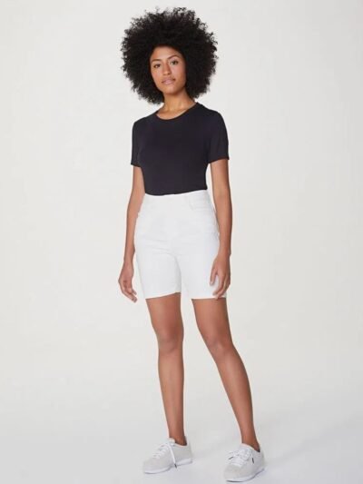 Bermuda Básica Feminina Cintura Alta Ciclista