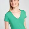 Blusa Básica Feminina Decote V