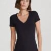 Blusa Básica Feminina Decote V