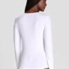 Blusa Básica Feminina Slim Manga Longa