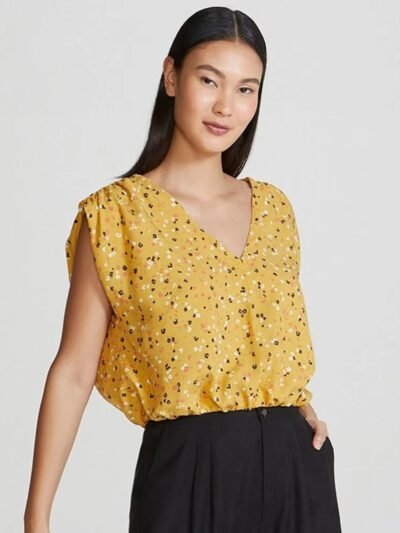 Blusa Feminina Muscle Tee Estampa Floral