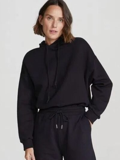 Blusão Básico Feminino de Moletom Peluciado