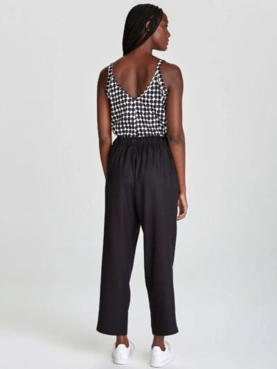 Calça Básica Feminina Carrot Cintura Alta