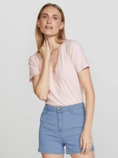 Shorts Jeans Feminino Cintura Alta