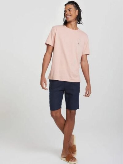 Bermuda Básica Masculina Chino com Amarração