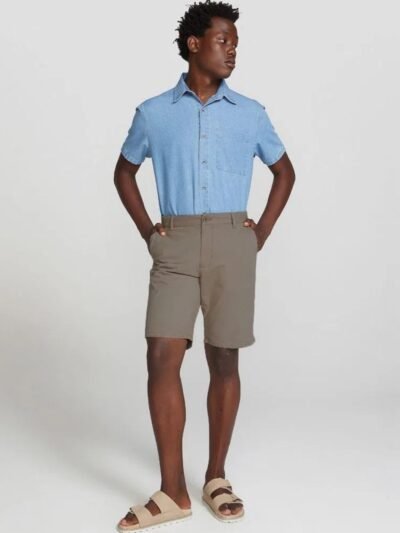 Bermuda Básica Masculina Chino em Sarja