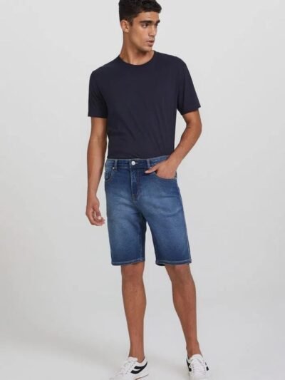 Bermuda Jeans Masculina Slim