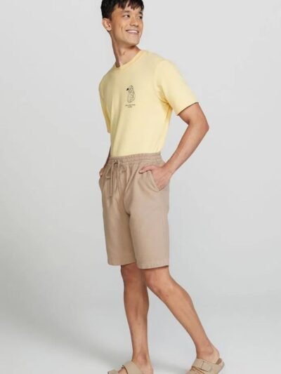 Bermuda Masculina Reta com Cordão