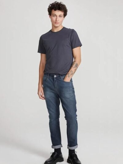 Calça Jeans Masculina Slim com Elastano