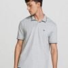 Camisa Básica Masculina Polo com Bordado