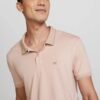 Camisa Básica Masculina Polo em Malha Texturizada