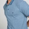 Camisa Básica Masculina Polo em Malha Texturizada