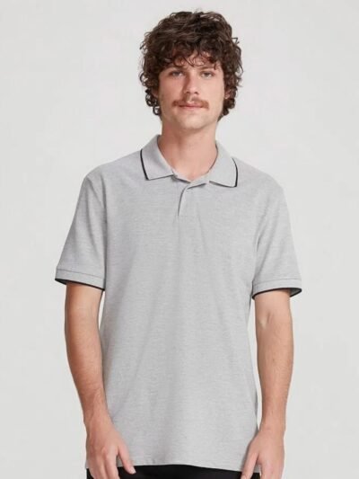 Camisa Básica Masculina Polo Piquet Regular
