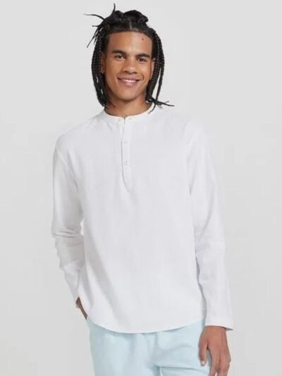 Camisa Bata Masculina Básica