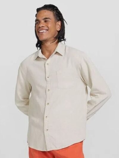 Camisa Masculina Slim Manga Longa