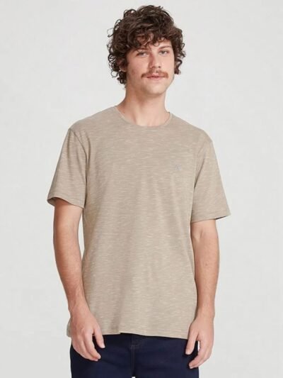 Camiseta Básica Masculina Regular Flamê