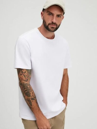 Camiseta Básica Masculina Manga Curta