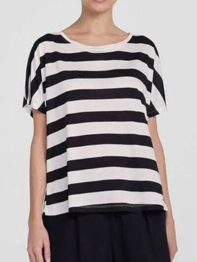 Blusa Feminina Manga Curta Estampada