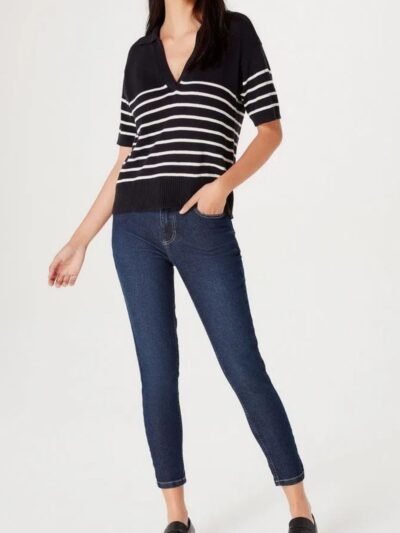 Calça Feminina Jeans Skinny Cintura Média