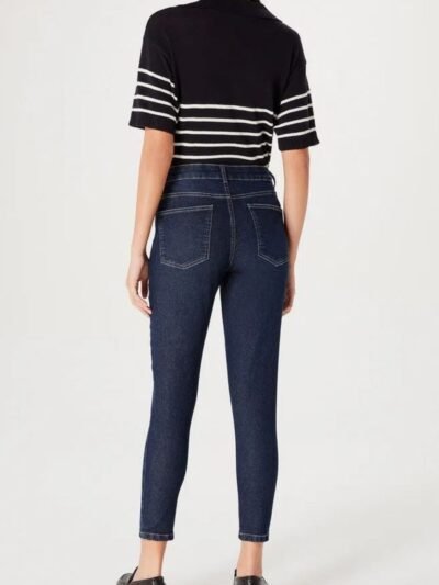 Calça Feminina Jeans Skinny Cintura Média