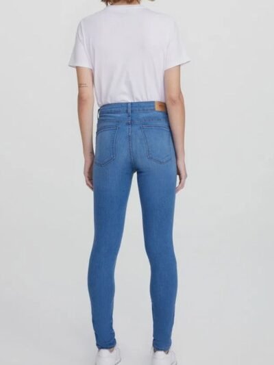 Calça Jeans Feminina Cintura Alta Super Skinny