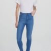 Calça Jeans Feminina Cintura Alta Super Skinny