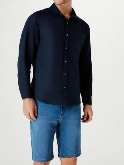 Bermuda Jeans Masculina Tradicional