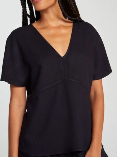 Blusa Feminina Evasê Decote V